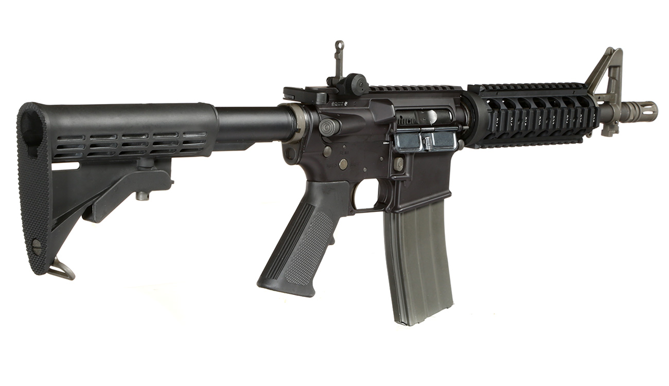 GHK Colt M4 RAS V2 10.5 Zoll Vollmetall Gas-Blow-Back 6mm BB schwarz Bild 3