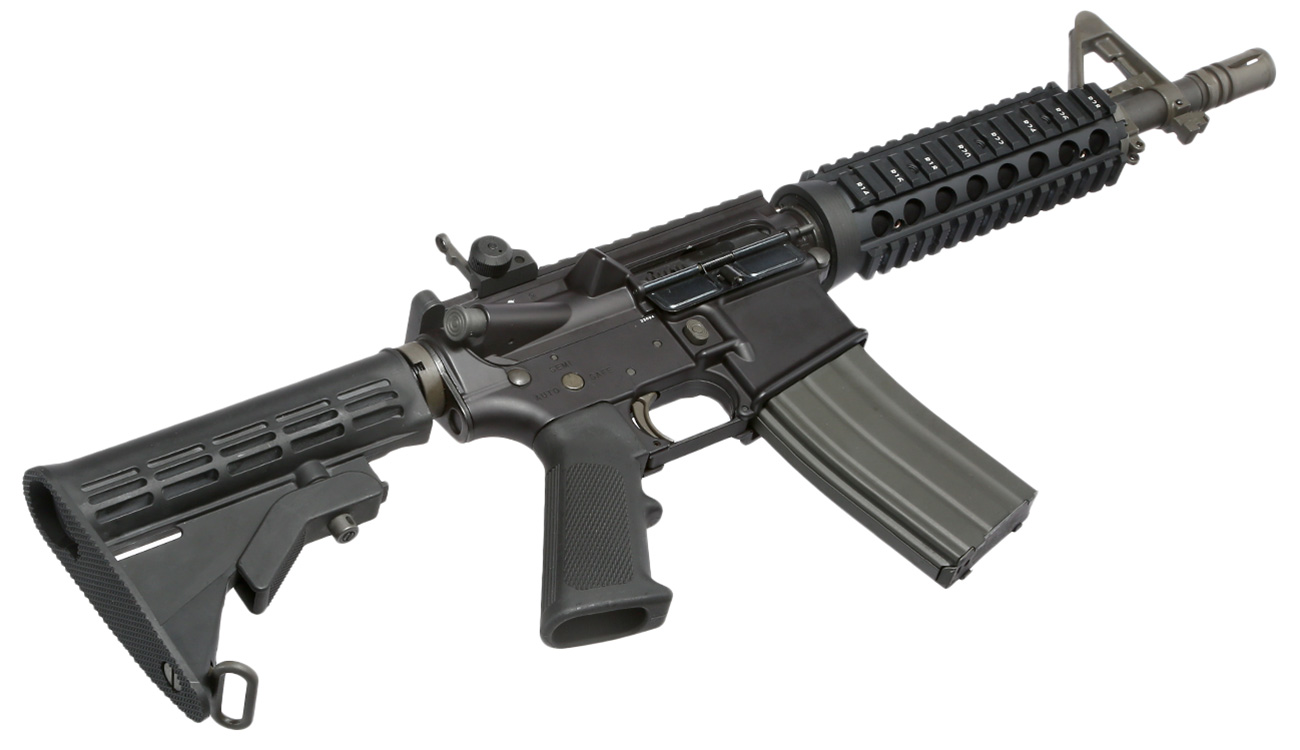 GHK Colt M4 RAS V2 10.5 Zoll Vollmetall Gas-Blow-Back 6mm BB schwarz Bild 4