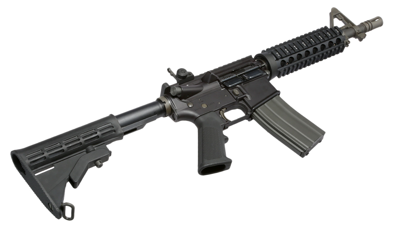 GHK Colt M4 RAS V2 10.5 Zoll Vollmetall Gas-Blow-Back 6mm BB schwarz Bild 5