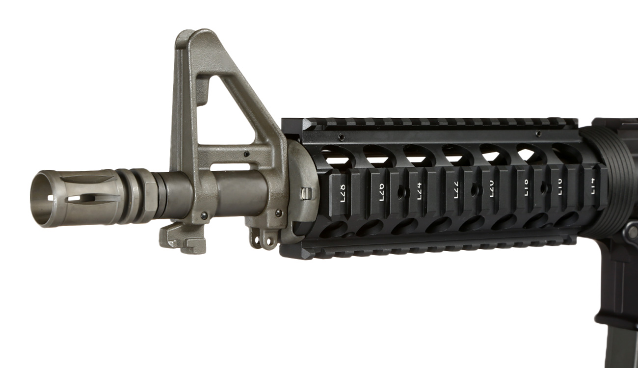 GHK Colt M4 RAS V2 10.5 Zoll Vollmetall Gas-Blow-Back 6mm BB schwarz Bild 6