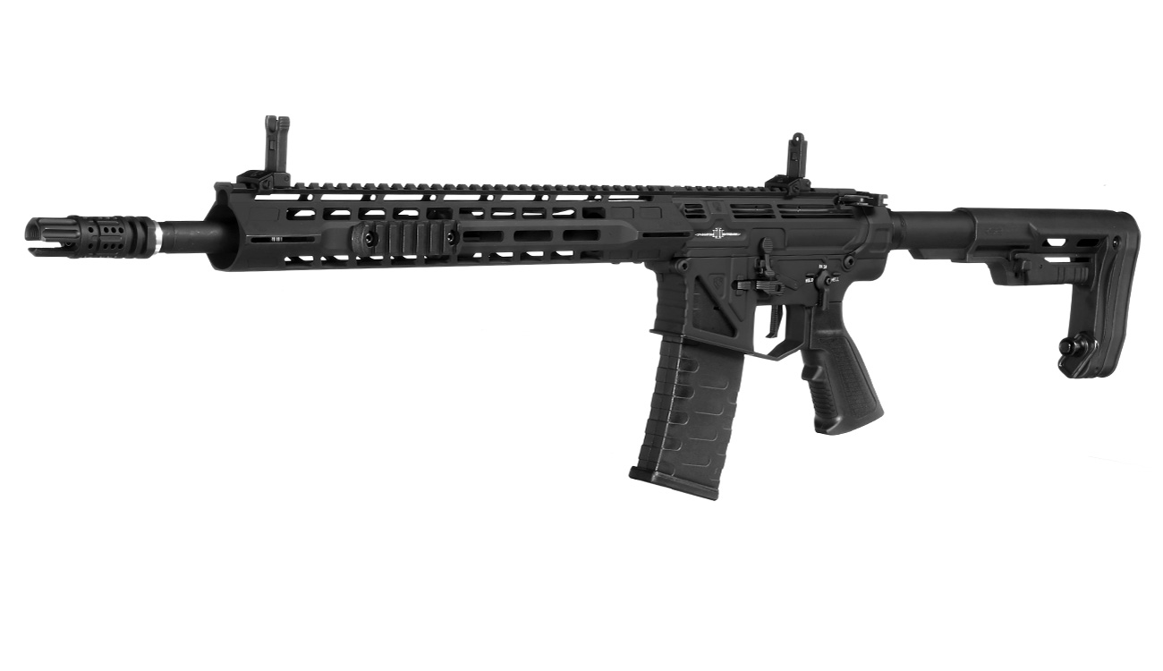 Versandrcklufer APS Phantom Extremis Rifle MK3 eSilver Edge SDU-MosFet 2.0 Vollmetall S-AEG 6mm BB schwarz