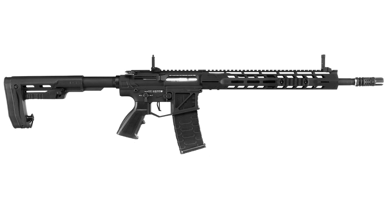 Versandrcklufer APS Phantom Extremis Rifle MK3 eSilver Edge SDU-MosFet 2.0 Vollmetall S-AEG 6mm BB schwarz Bild 2