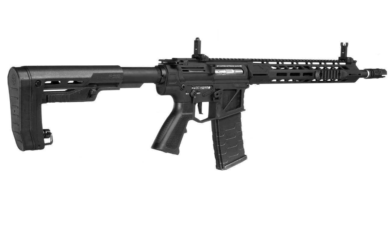 APS Phantom Extremis Rifle MK3 eSilver Edge SDU-MosFet 2.0 Vollmetall S-AEG 6mm BB schwarz Bild 3