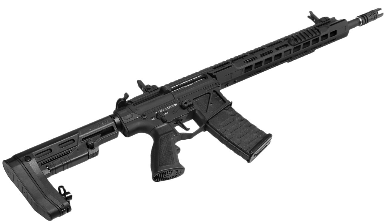 Versandrcklufer APS Phantom Extremis Rifle MK3 eSilver Edge SDU-MosFet 2.0 Vollmetall S-AEG 6mm BB schwarz Bild 4