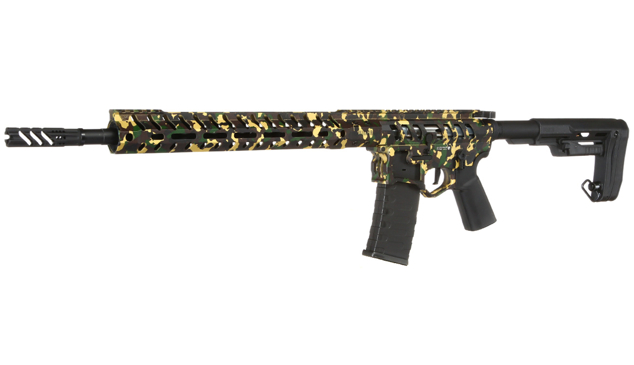 APS / EMG F-1 Firearms UDR-15 3G Demolition Ranch eSilver Edge SDU-MosFet 2.0 Vollmetall S-AEG 6mm BB Camouflage