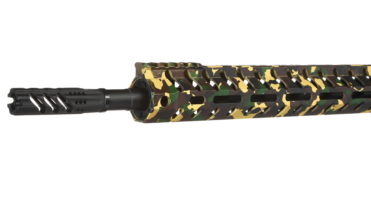 APS / EMG F-1 Firearms UDR-15 3G Demolition Ranch eSilver Edge SDU-MosFet 2.0 Vollmetall S-AEG 6mm BB Camouflage Bild 6