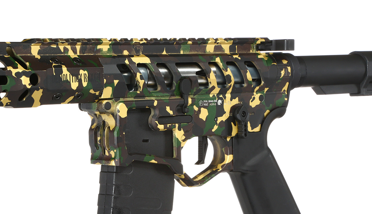 APS / EMG F-1 Firearms UDR-15 3G Demolition Ranch eSilver Edge SDU-MosFet 2.0 Vollmetall S-AEG 6mm BB Camouflage Bild 7