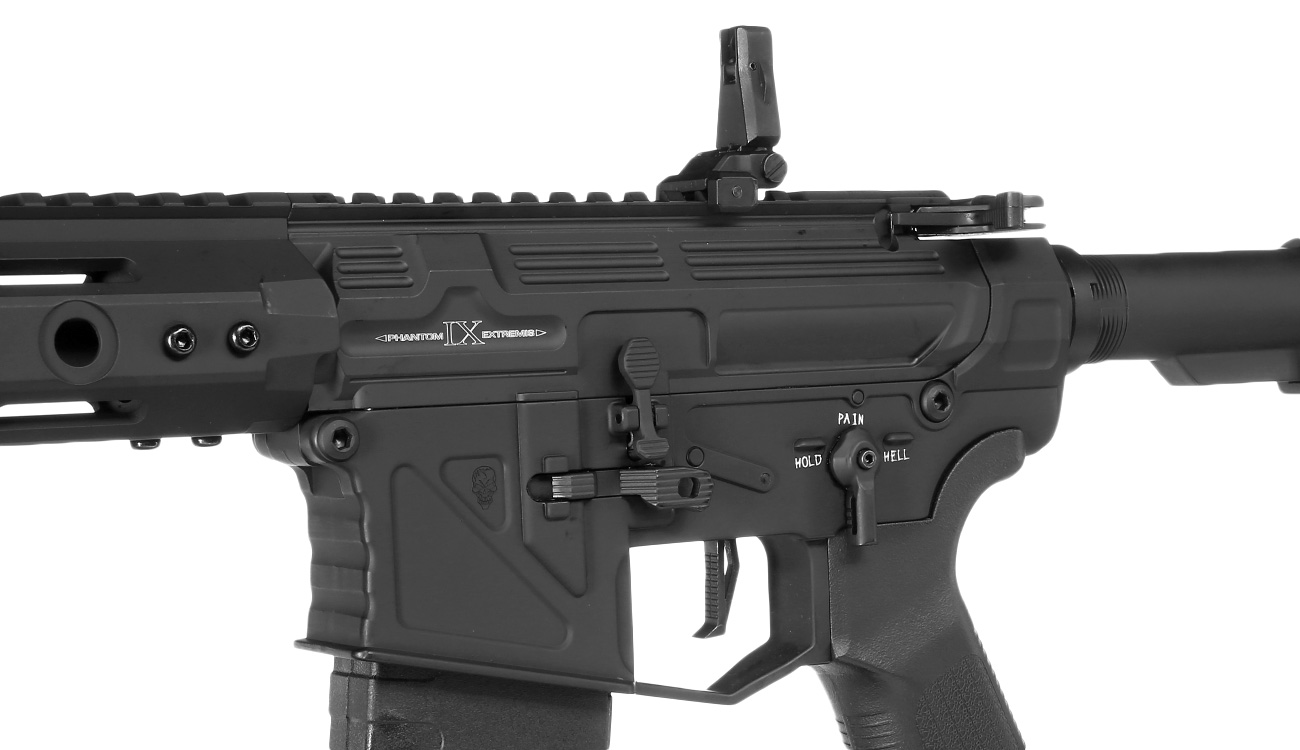 APS Phantom Extremis Rifle MK9 eSilver Edge SDU-MosFet 2.0 Vollmetall S-AEG 6mm BB schwarz Bild 7
