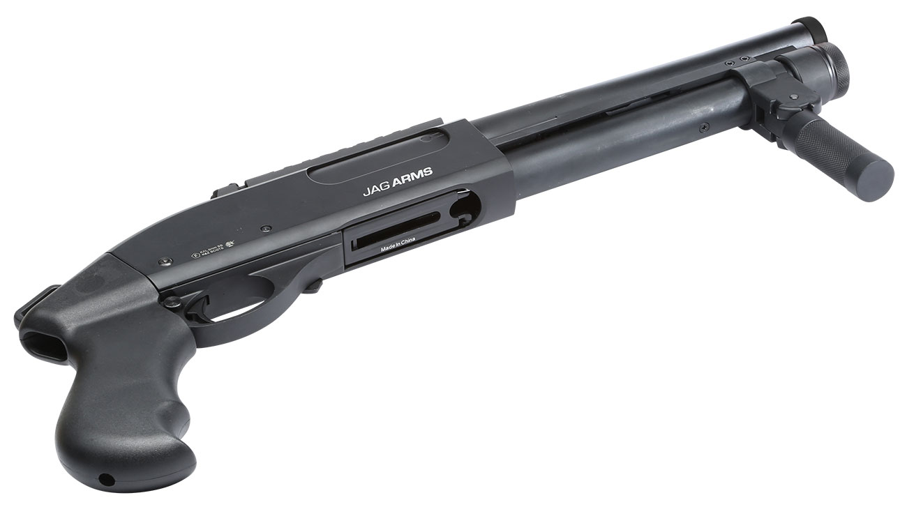 Jag Arms Scattergun Super CQB Vollmetall Pump Action Gas Shotgun 6mm BB schwarz Bild 5