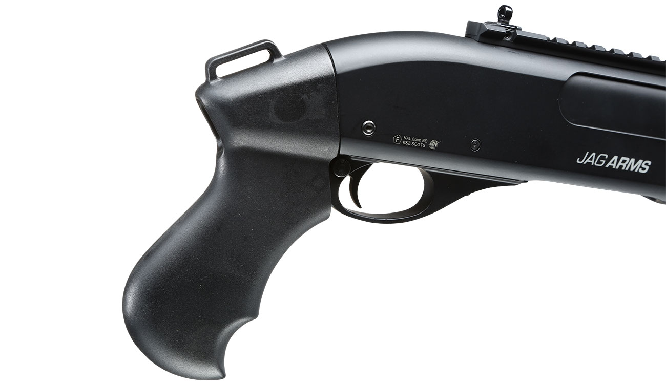 Jag Arms Scattergun Super CQB Vollmetall Pump Action Gas Shotgun 6mm BB schwarz Bild 7