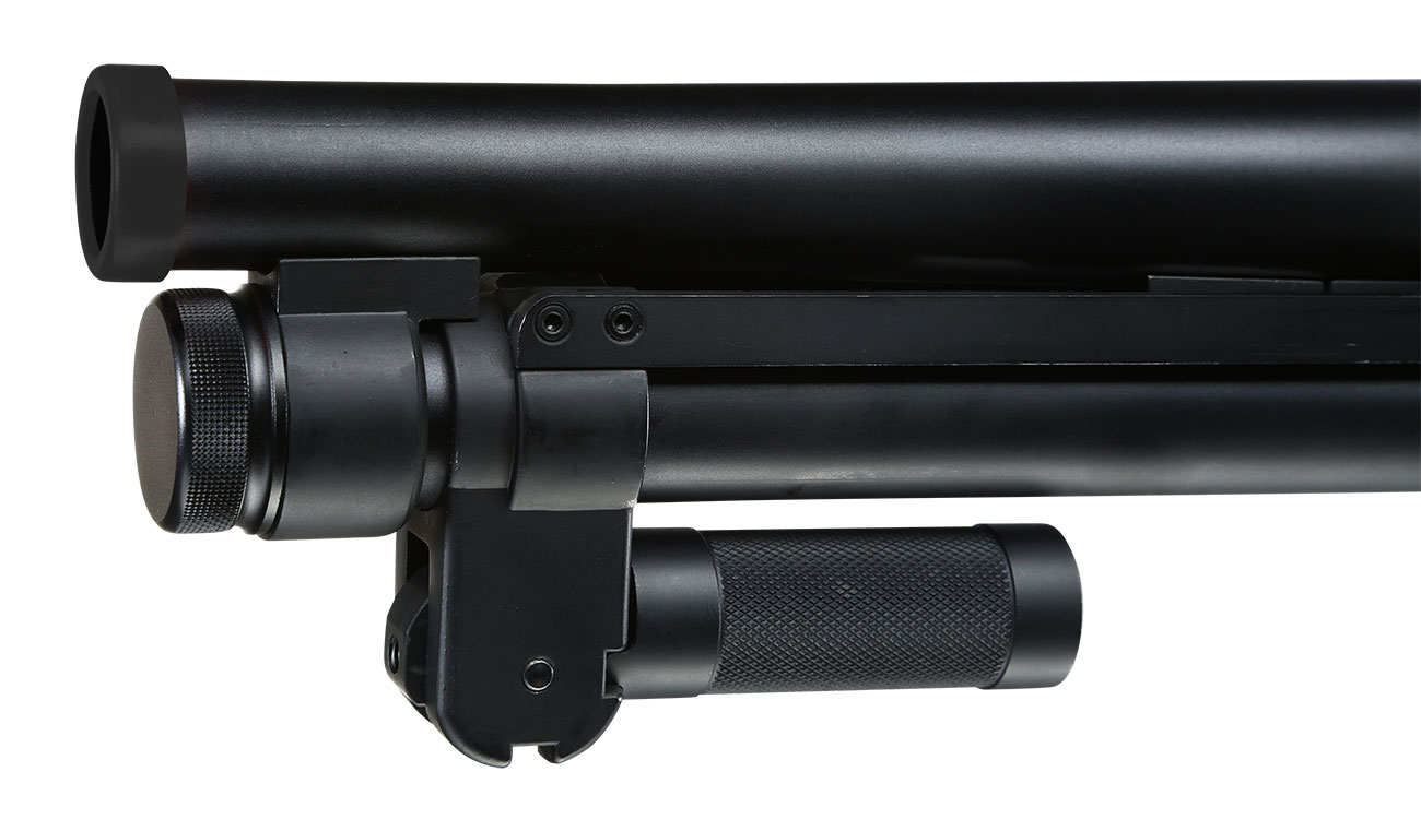 Jag Arms Scattergun Super CQB Vollmetall Pump Action Gas Shotgun 6mm BB schwarz Bild 9