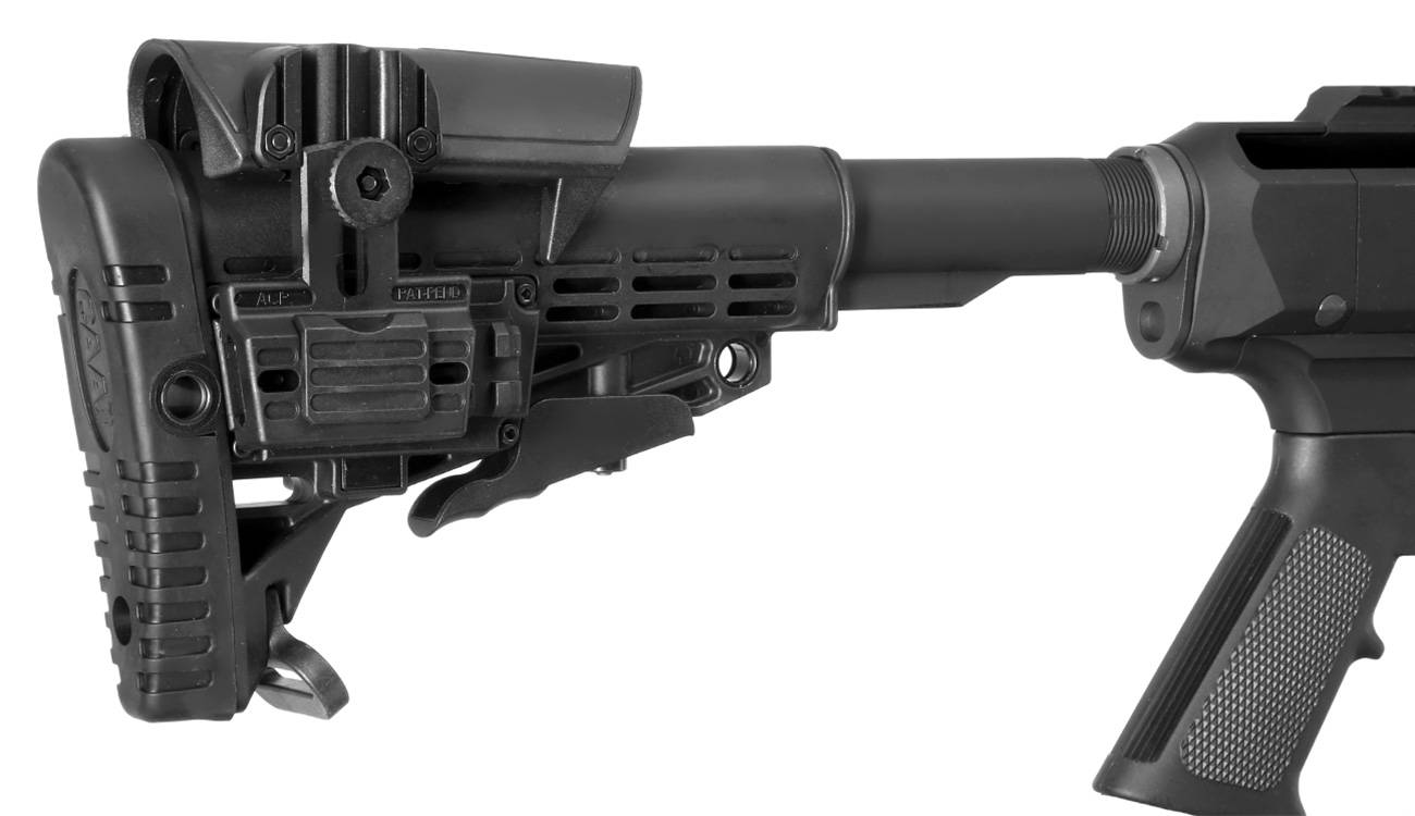 King Arms MDT TAC21 Tactical Rifle Gas Bolt Action Snipergewehr 6mm BB schwarz - Version 2 Bild 10