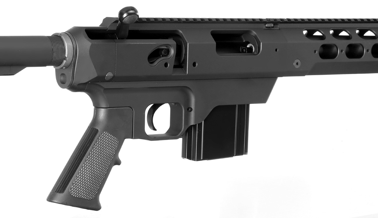 King Arms MDT TAC21 Tactical Rifle Gas Bolt Action Snipergewehr 6mm BB schwarz - Version 2 Bild 9