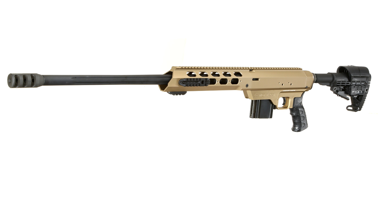 King Arms MDT TAC21 Tactical Rifle Gas Bolt Action Snipergewehr 6mm BB Dark Earth - Version 2