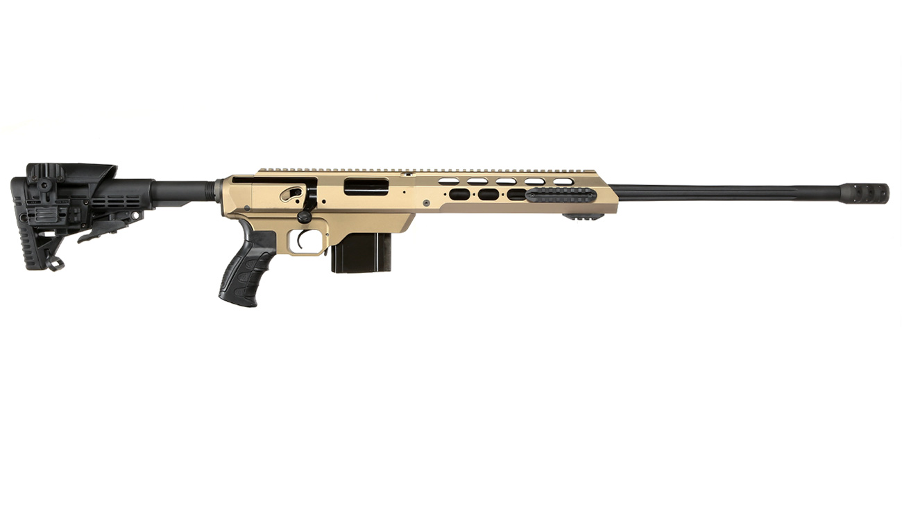King Arms MDT TAC21 Tactical Rifle Gas Bolt Action Snipergewehr 6mm BB Dark Earth - Version 2 Bild 2