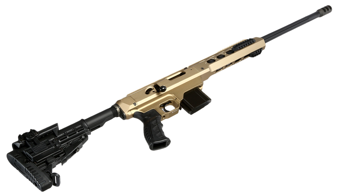 King Arms MDT TAC21 Tactical Rifle Gas Bolt Action Snipergewehr 6mm BB Dark Earth - Version 2 Bild 5