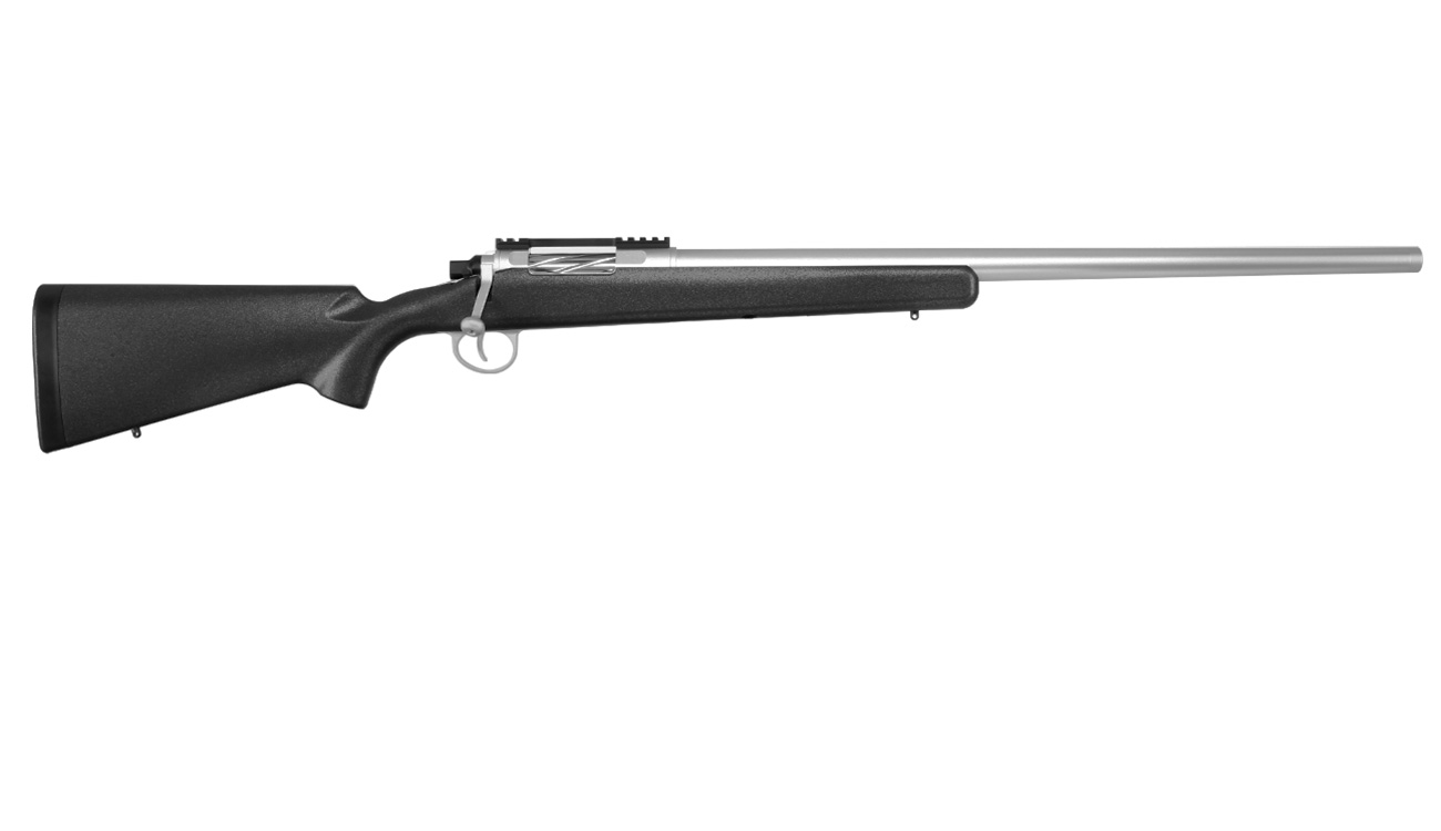 APS / EMG Barrett Fieldcraft Gas Bolt Action Snipergewehr 6mm BB schwarz / silber Bild 2