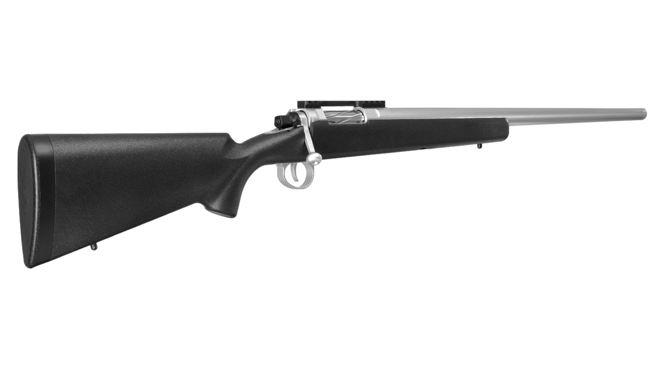APS / EMG Barrett Fieldcraft Gas Bolt Action Snipergewehr 6mm BB schwarz / silber Bild 3