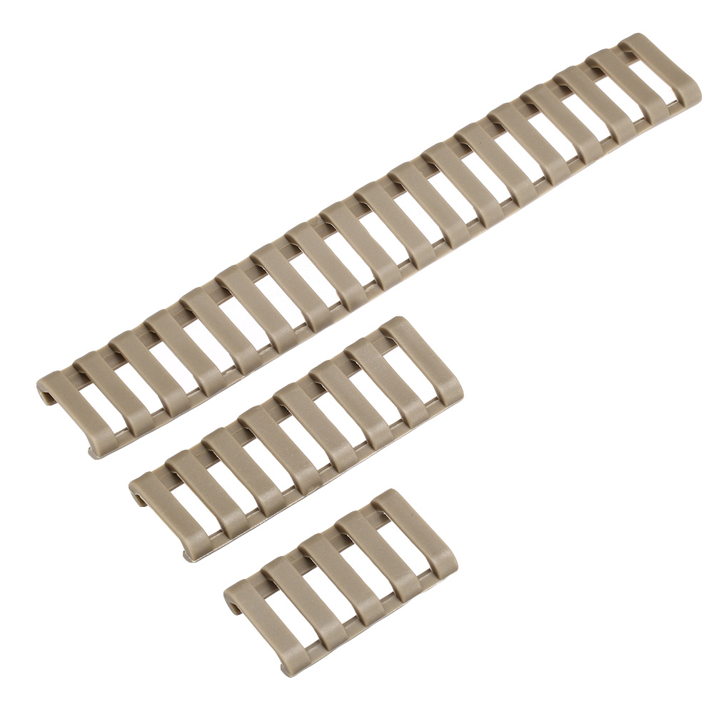 Element Ladder Rail Cover 46 / 76 / 175 mm 3er Set - Dark Earth