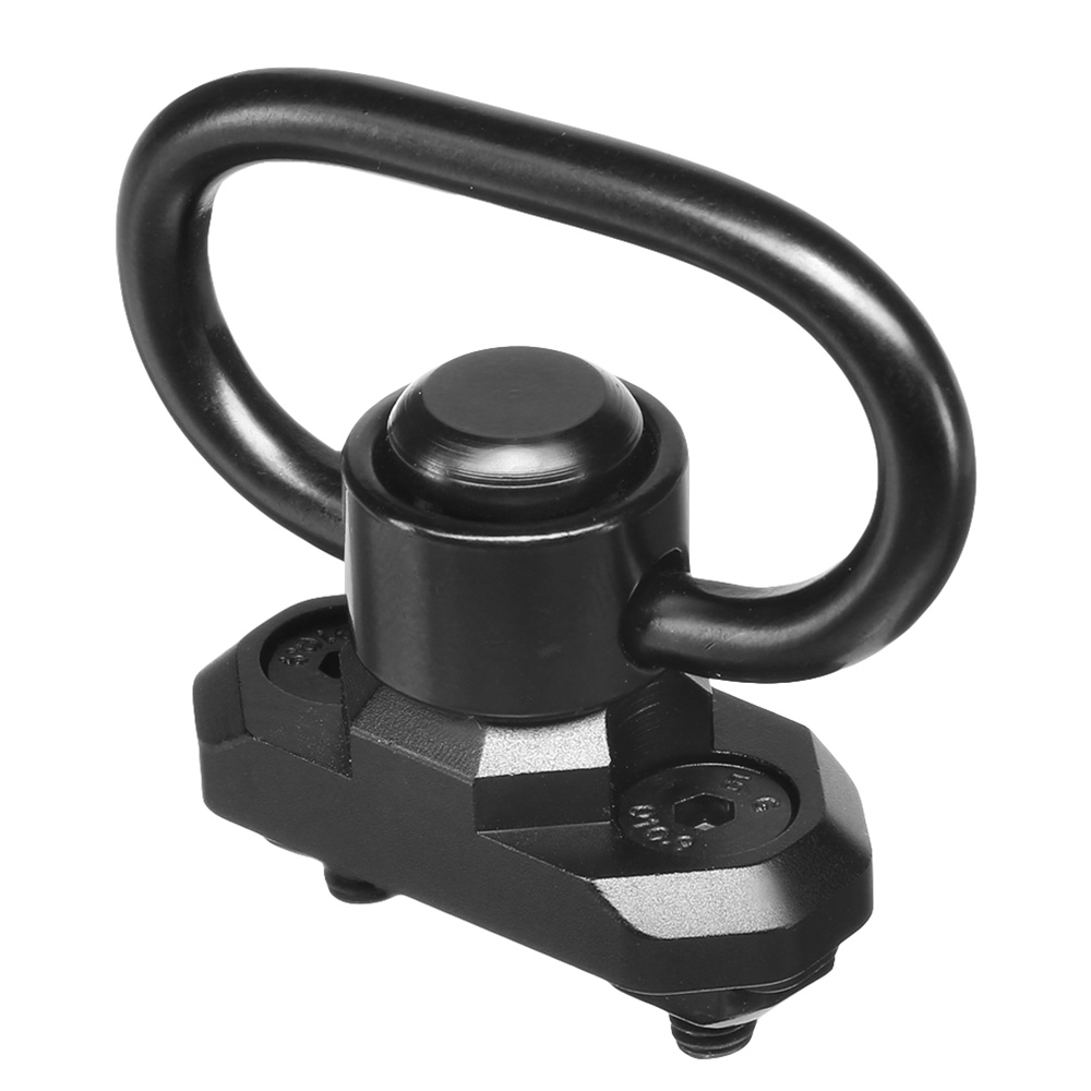 MET LOCK Aluminium QD Tragegurtadapter mit QD-se Low-Profile schwarz