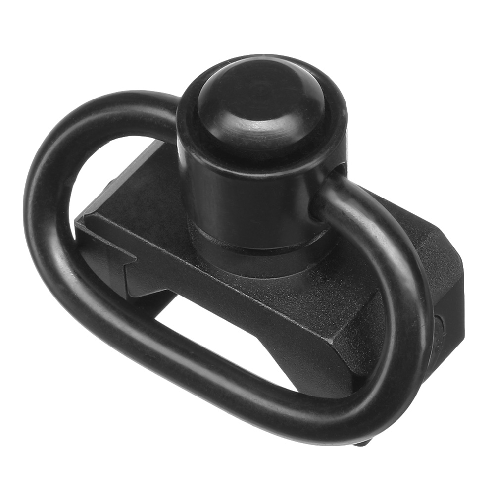 MET Low-Profile QD-Type Tragegurt Adapter inkl. QD Swivel f. 20 - 22mm Schienen schwarz Bild 2