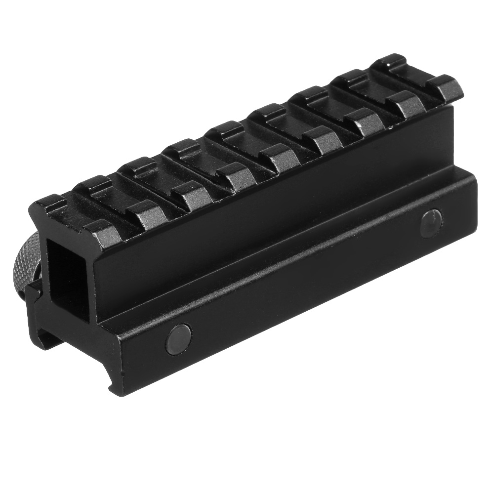 MET QD Scope-Riser 8 Slots / 85 mm mit 25 mm / 1 Zoll Erhhung f. 20 - 22 mm Schienen schwarz Bild 1