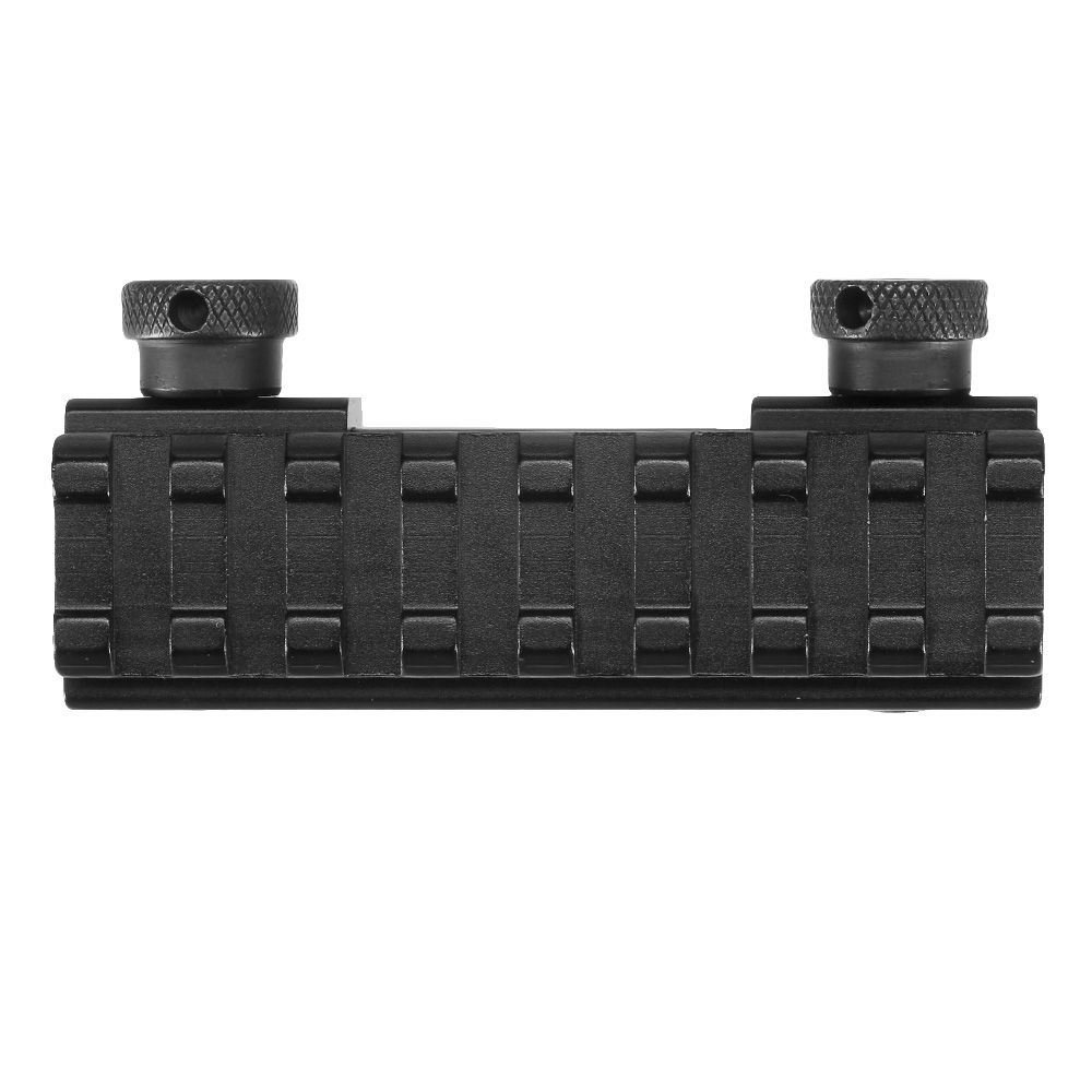 MET QD Scope-Riser 8 Slots / 85 mm mit 12 mm / 0,5 Zoll Erhöhung f. 20 - 22 mm Schienen schwarz Bild 4