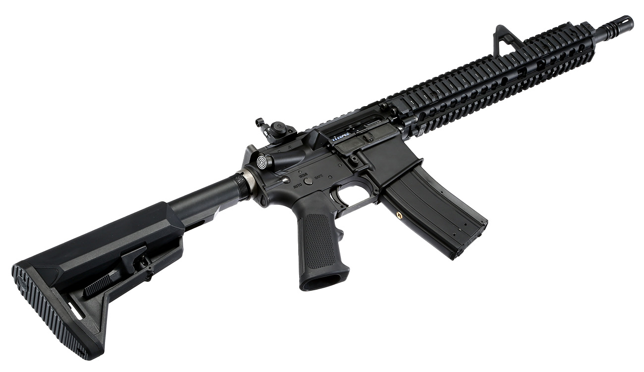 King Arms / EMG Daniel Defense M4A1 RIS II FSP Vollmetall Gas-Blow-Back 6mm BB schwarz Bild 5