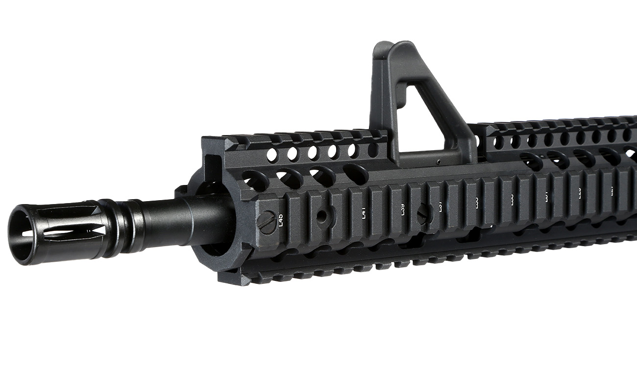 King Arms / EMG Daniel Defense M4A1 RIS II FSP Vollmetall Gas-Blow-Back 6mm BB schwarz Bild 6