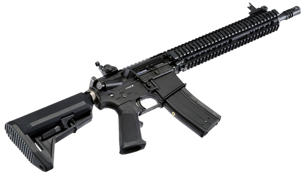 King Arms / EMG Daniel Defense M4A1 RIS II Vollmetall Gas-Blow-Back 6mm BB schwarz Bild 4