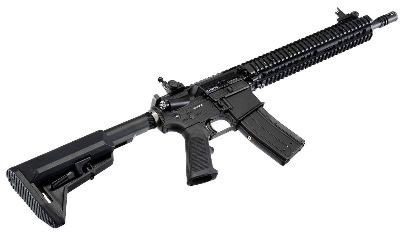 King Arms / EMG Daniel Defense M4A1 RIS II Vollmetall Gas-Blow-Back 6mm BB schwarz Bild 5