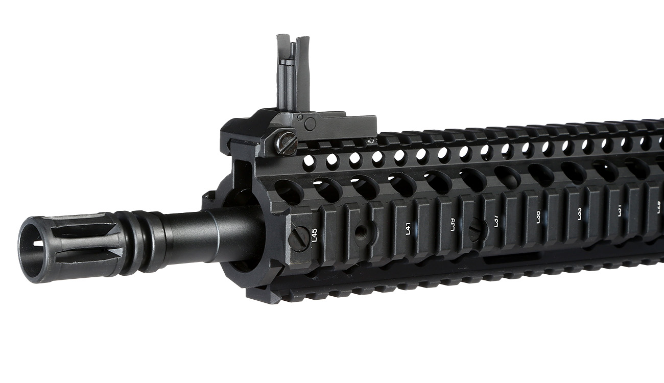 King Arms / EMG Daniel Defense M4A1 RIS II Vollmetall Gas-Blow-Back 6mm BB schwarz Bild 6