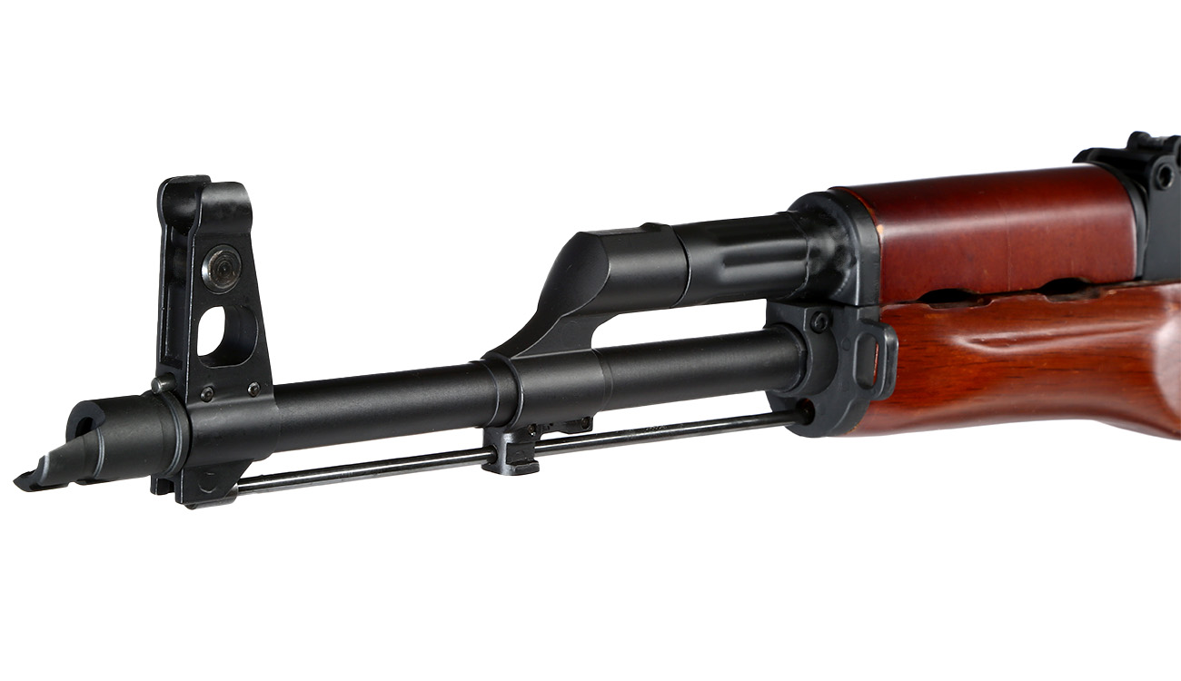 Double Bell AKM Professional Line Vollmetall S-AEG 6mm BB schwarz - Echtholz Bild 1