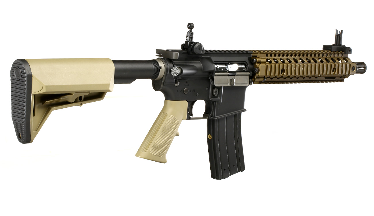 King Arms / EMG Daniel Defense MK18 MOD1 Vollmetall Gas-Blow-Back 6mm BB Dualtone Bild 3
