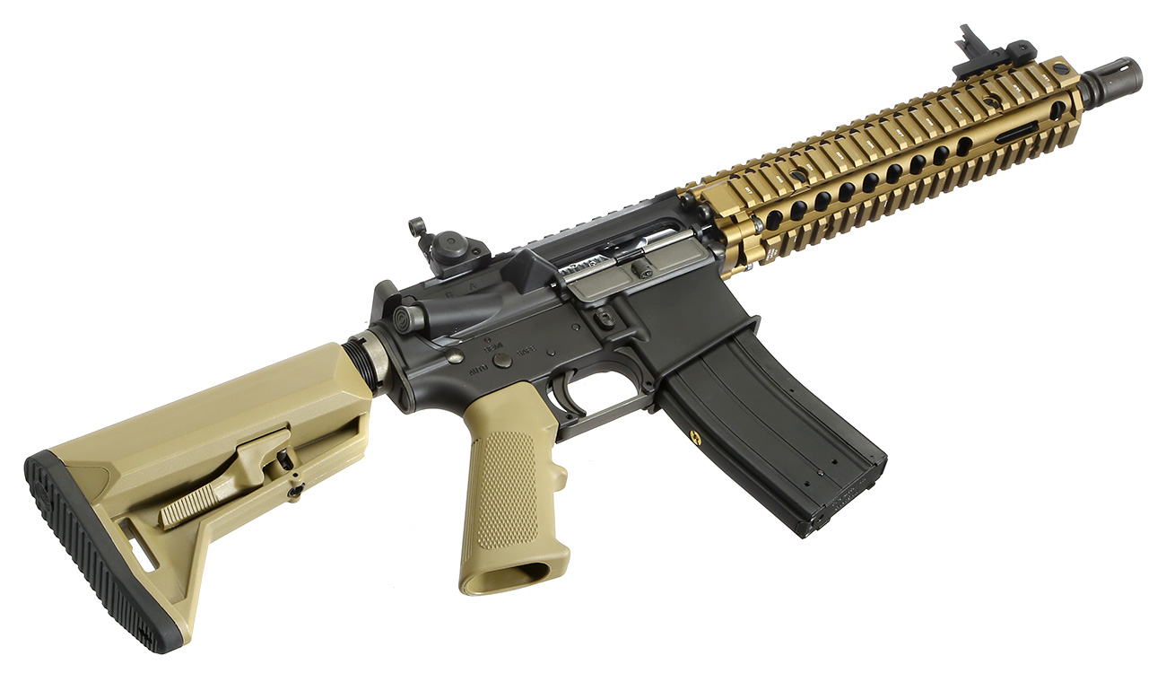 King Arms / EMG Daniel Defense MK18 MOD1 Vollmetall Gas-Blow-Back 6mm BB Dualtone Bild 4