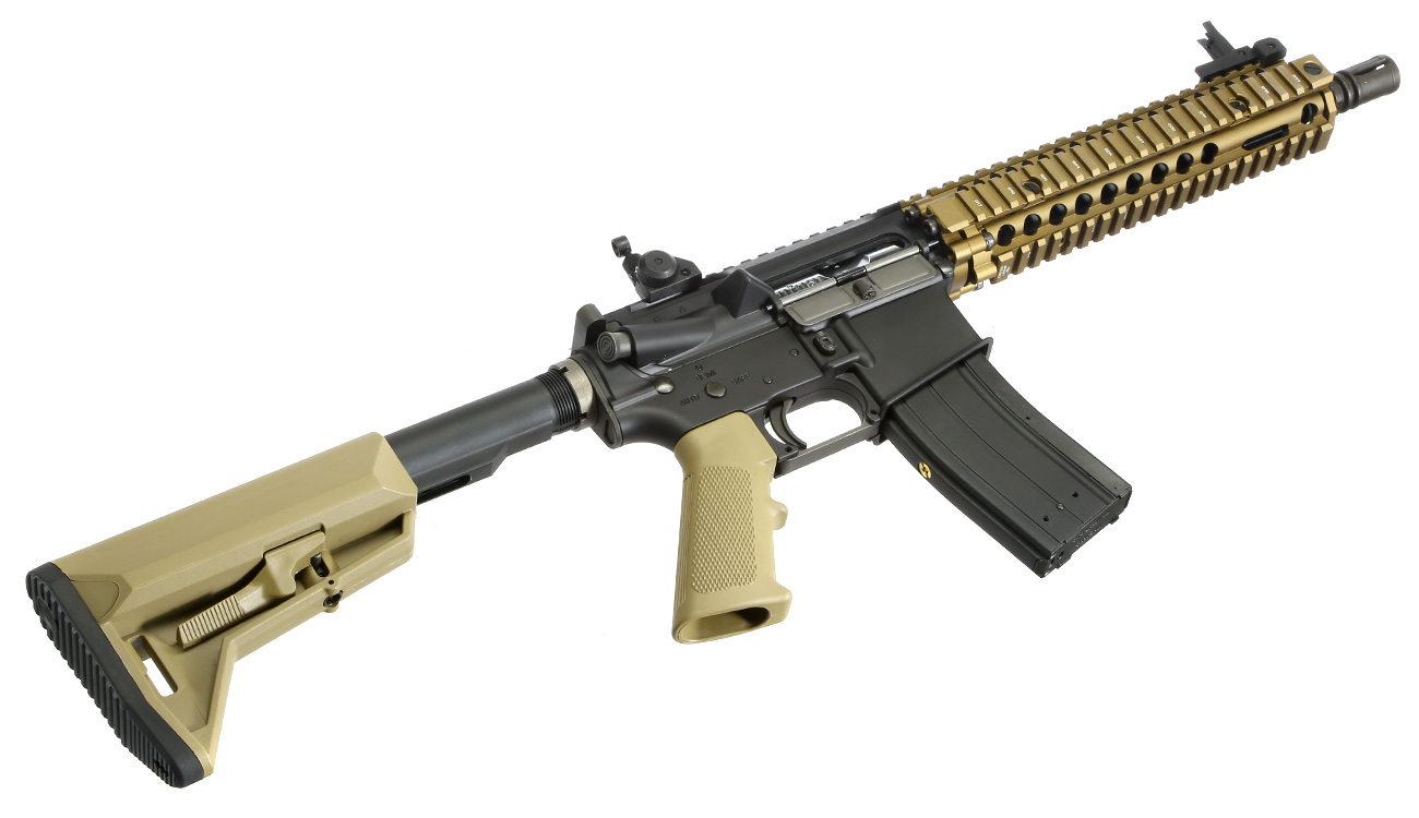 King Arms / EMG Daniel Defense MK18 MOD1 Vollmetall Gas-Blow-Back 6mm BB Dualtone Bild 5