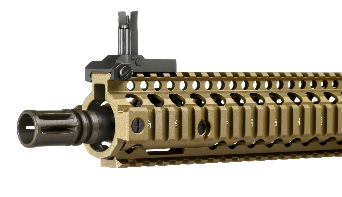 King Arms / EMG Daniel Defense MK18 MOD1 Vollmetall Gas-Blow-Back 6mm BB Dualtone Bild 6