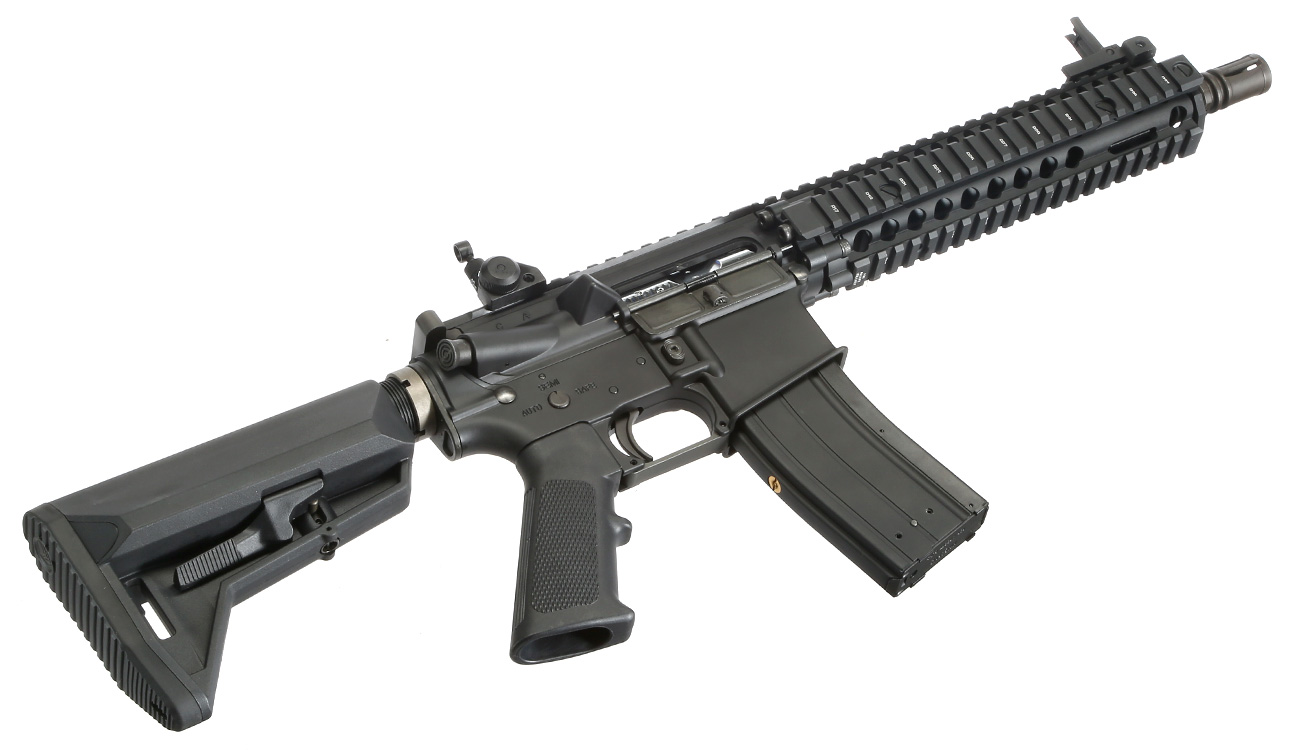 King Arms / EMG Daniel Defense MK18 MOD1 Vollmetall Gas-Blow-Back 6mm BB schwarz Bild 4