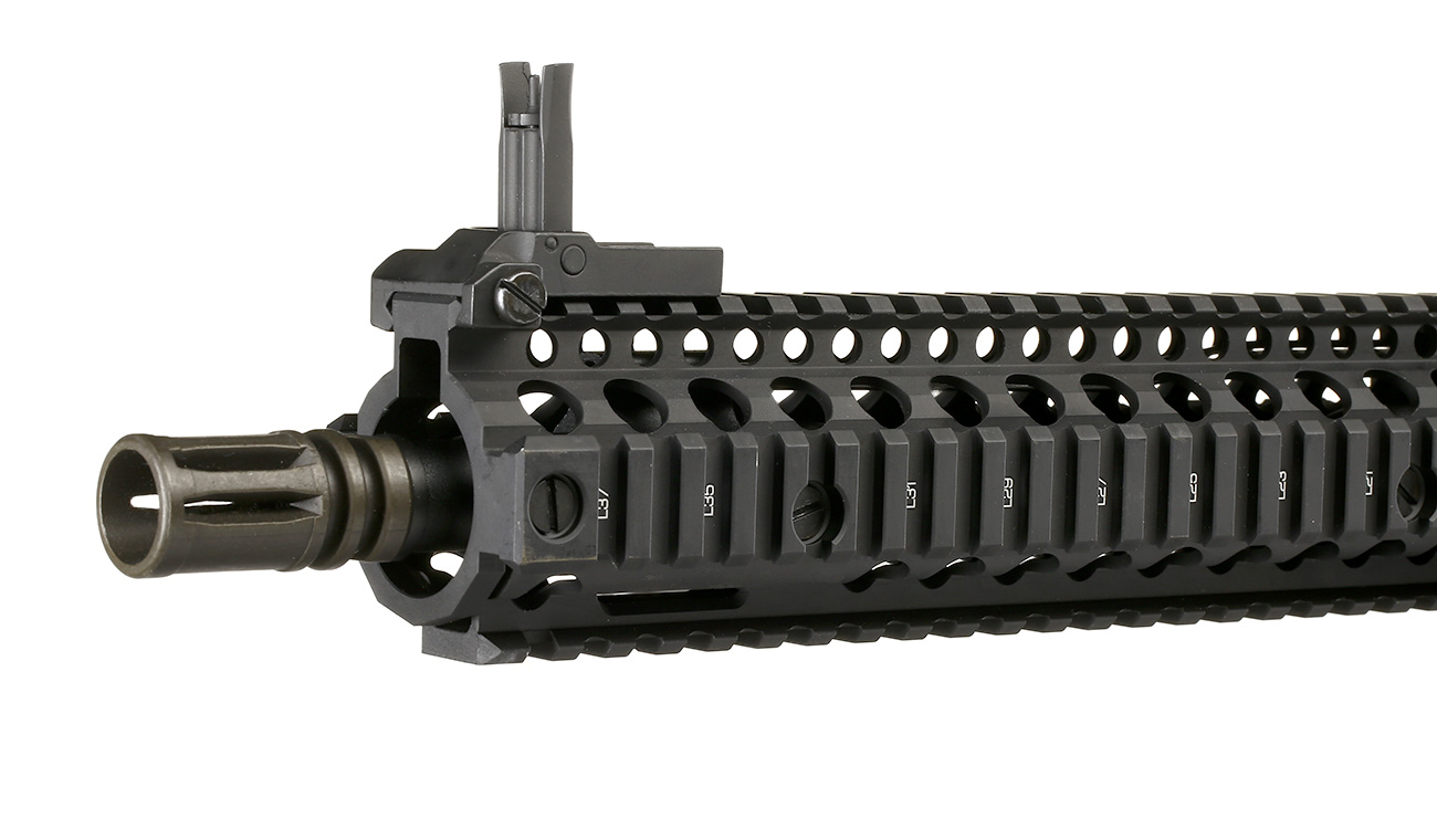 King Arms / EMG Daniel Defense MK18 MOD1 Vollmetall Gas-Blow-Back 6mm BB schwarz Bild 6
