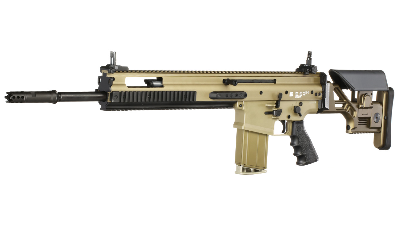 VFC Socom MK20 Mod 0 SSR Sniper Support Rifle Vollmetall Gas-Blow-Back 6mm BB tan