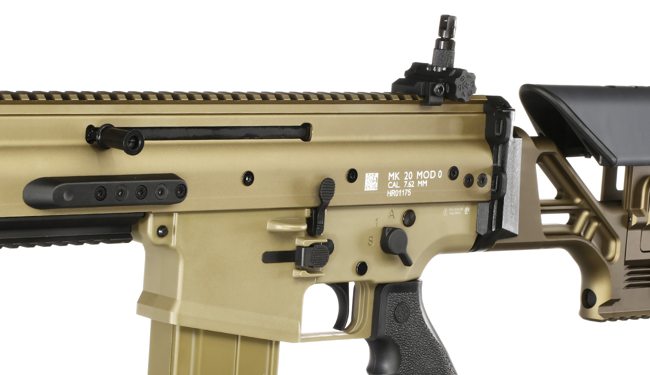 VFC Socom MK20 Mod 0 SSR Sniper Support Rifle Vollmetall Gas-Blow-Back 6mm BB tan Bild 1