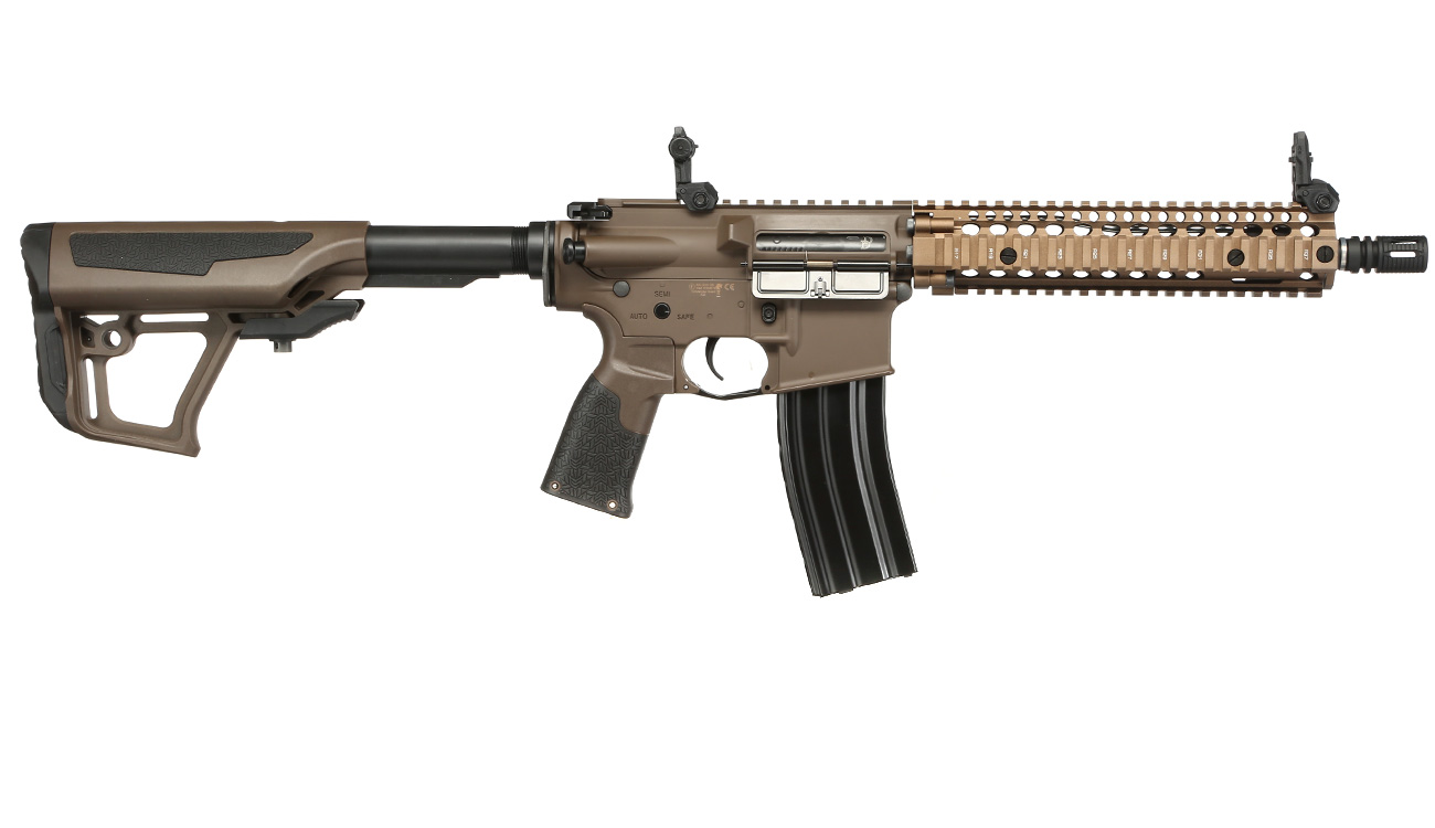 ICS / EMG Daniel Defense MK18 Vollmetall SSS-Mosfet 3.0 S-AEG 6mm BB coyote Bild 2