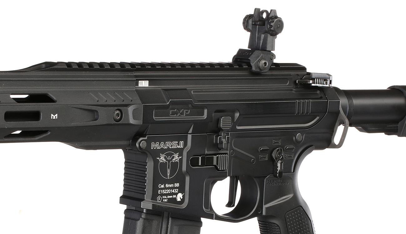 ICS CXP-MARS.II Carbine Vollmetall SSS-Mosfet 3.0 S-AEG 6mm BB schwarz Bild 7