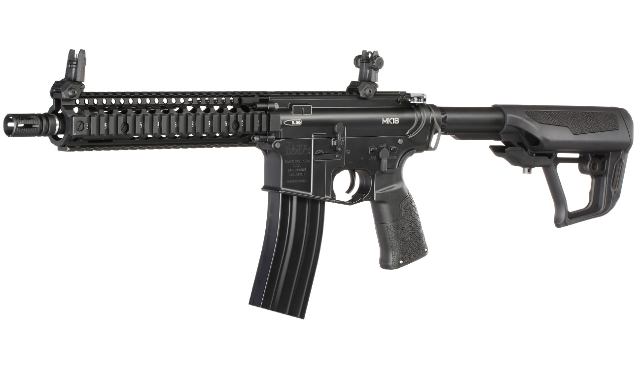 ICS / EMG Daniel Defense MK18 Vollmetall SSS-Mosfet 3.0 S-AEG 6mm BB schwarz