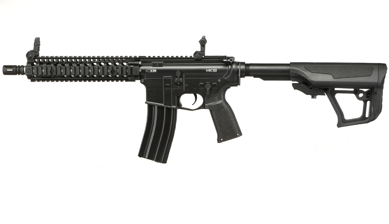 ICS / EMG Daniel Defense MK18 Vollmetall SSS-Mosfet 3.0 S-AEG 6mm BB schwarz Bild 1