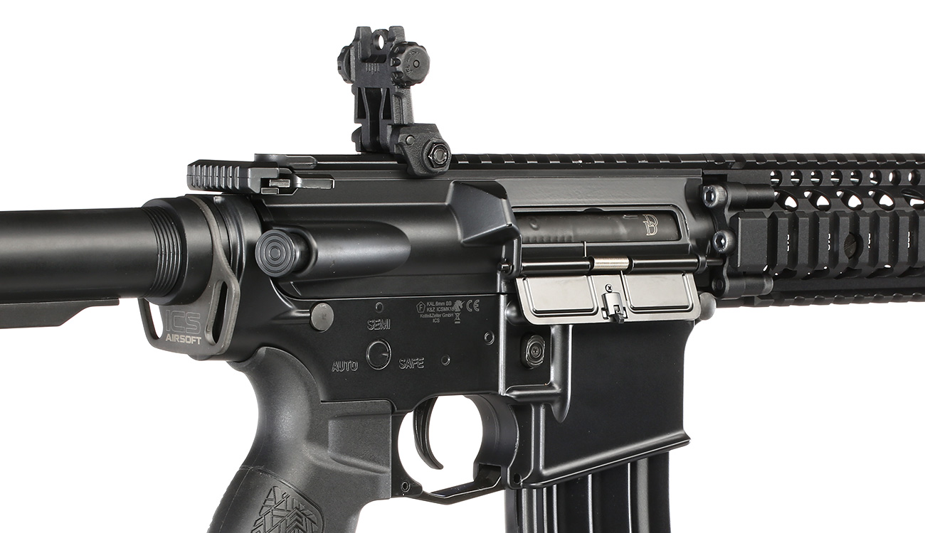 ICS / EMG Daniel Defense MK18 Vollmetall SSS-Mosfet 3.0 S-AEG 6mm BB schwarz Bild 8