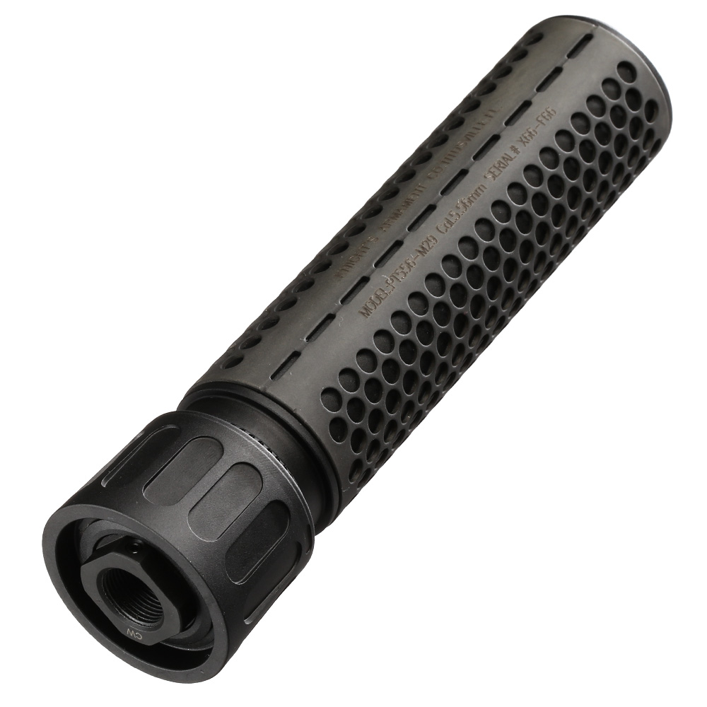 MadBull / Knight's Armament QDC Suppressor Quick Detach mit 3 Prong Flash-Hider 14mm+ schwarz Bild 1