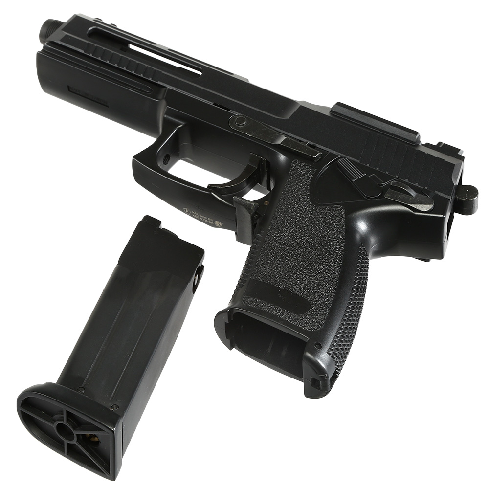 Ascend Ninja 23 / MK23 mit CNC Aluminium Schlitten Gas NBB 6mm BB schwarz - Limited Edition Bild 1