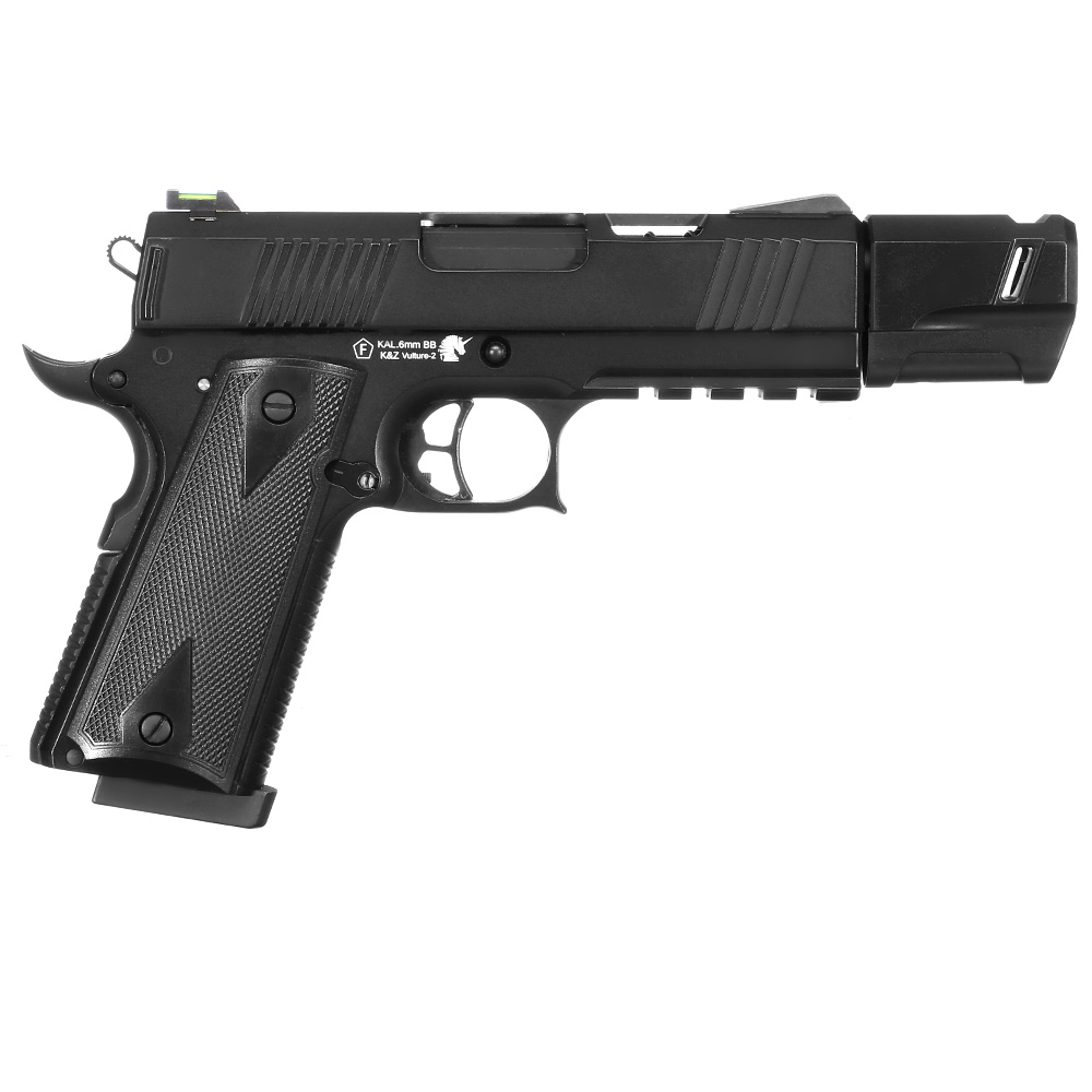 ICS BLE Vulture Tactical 1911 Vollmetall GBB 6mm BB schwarz Bild 3