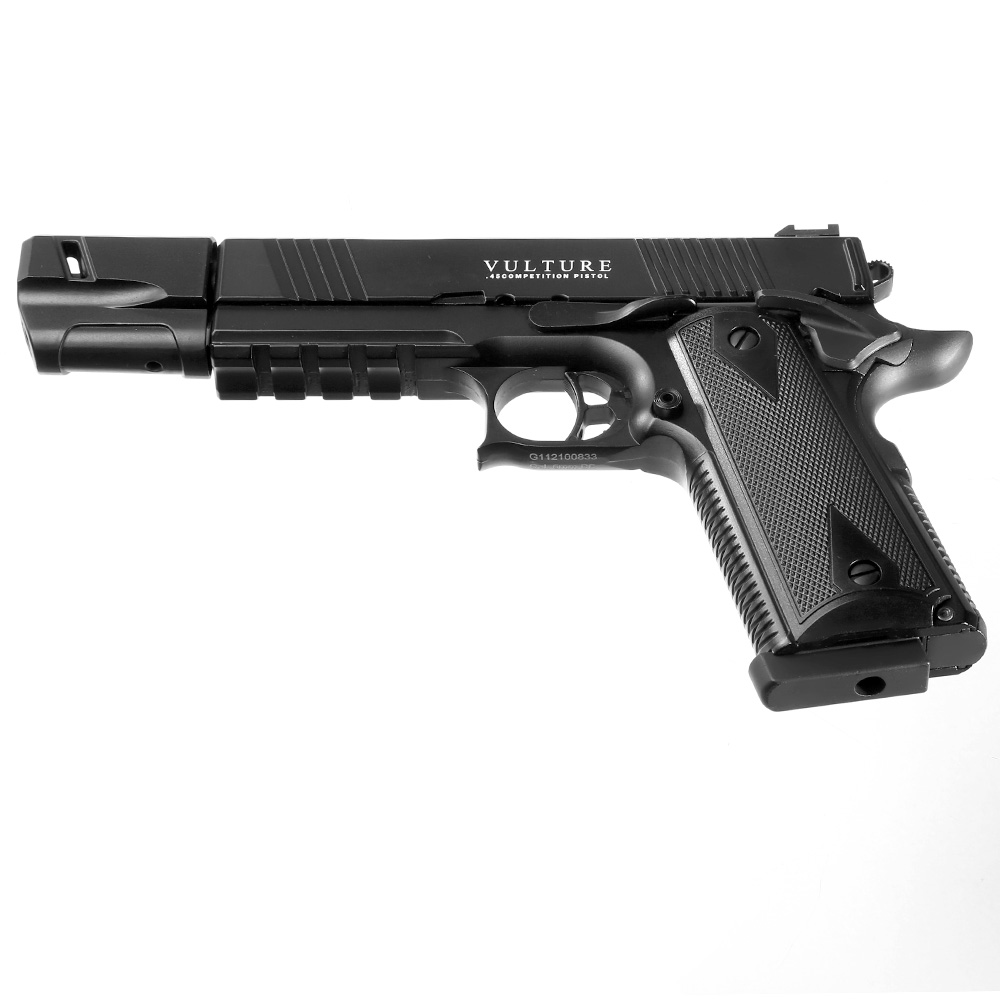 ICS BLE Vulture Tactical 1911 Vollmetall GBB 6mm BB schwarz Bild 5